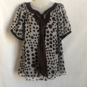 100% Silk Plus Size Blouse